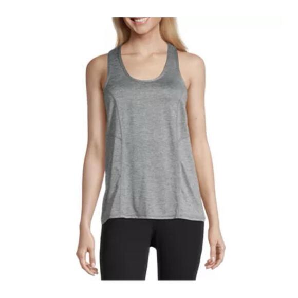 Xersion Womens Performance Scoop Neck Sleeveless Tank Top Heather Grey M CL50 - Picture 1 of 1